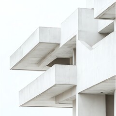 Obraz premium Modern Concrete Building Architecture