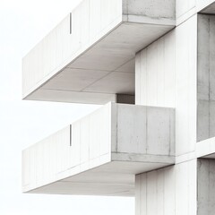 Obraz premium Modern Concrete Building Architecture