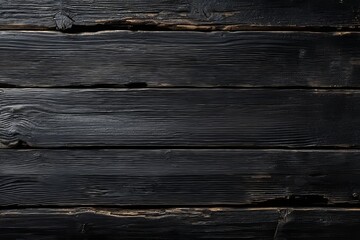 Fototapeta premium Charcoal from black wood burns on a Japanese pine wooden floor to create a background