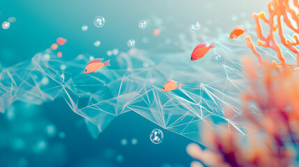 fish, goldfish, water, aquarium, sea, animal, underwater, illustration, nature, vector, blue, ocean, white, isolated, gold, pet, swim, tropical, cartoon, orange, aquatic, red, color, bubble, fishing