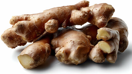 Ginger Isolated on White