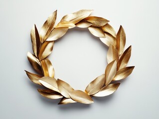 Gold laurel wreath
