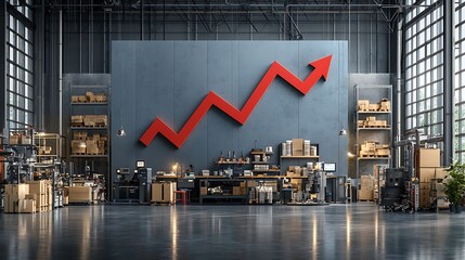 Industrial warehouse with growth