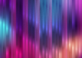 Blue and purple glossy stripes with grainy grunge effect. Geometric concept vector design