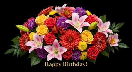 Flower Arrangement for Birthday