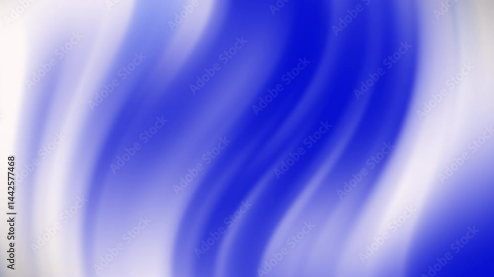 Poster abstract blue and white gradient waves create a soft, flowing visual effect in this modern backgroun