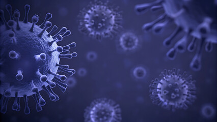 Microscopic vector of Marburg virus showing viral breakdown