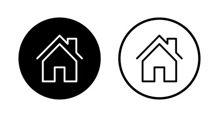 House icon logo design. Home sign and symbol