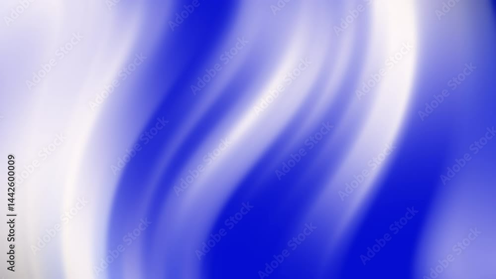 Poster abstract blue and white gradient waves create a soft, flowing visual effect in this modern backgroun