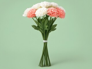 Beautiful Pink and White Chrysanthemum Bouquet Artificial Flowers