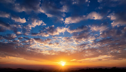 breathtaking sunset beautifull sky clouds background