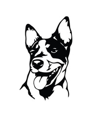 Naklejka premium dog breed dog