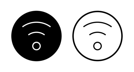 Wifi icon logo design. signal sign and symbol. Wireless  icon