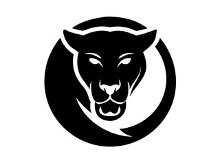 Solid black background image for design purposes. A completely black image of black panther .