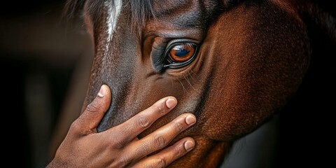 Grooming Horse for Ride, Adjusting Bridle with Care and Precision