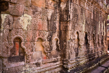 Angkor ancient temple ruins in Cambodia