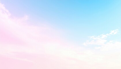 Serene sky transition soft pastel colors with wispy clouds open air digital art tranquil atmosphere aerial view visual harmony