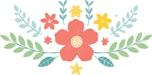 vector illustration of a flower