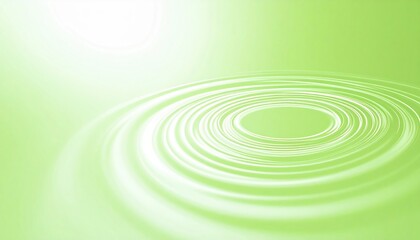 Obraz premium Calm water ripples tranquil green landscape abstract image serene environment close-up view concept of peace