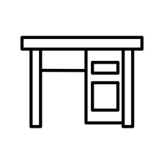 table icon white on background