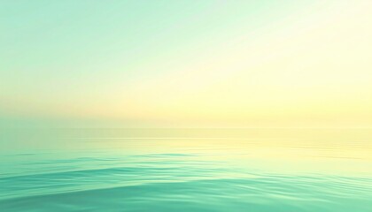 Fototapeta premium Calm waves lapping at the shoreline secluded beach nature scene tranquil environment aerial view serenity and peace