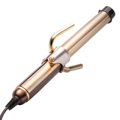 Curling iron isolated on transparent background 