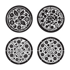 A Collection of Classic Italian Pizzas