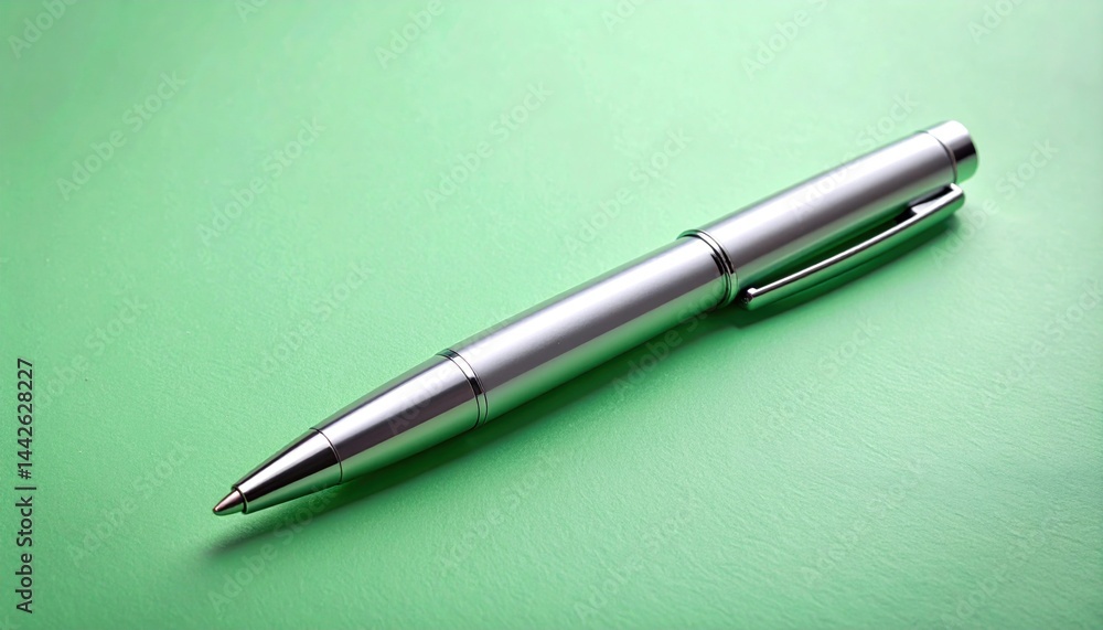 Poster writing instrument action office setting photography minimalistic design close-up view professional 