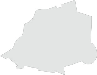 Vector map of Vatican City with clearly defined borders and country outline. Grey color scheme with dark contours. Perfect for educational, infographic, and professional use.

