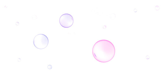 Bubbles on the background in Png 8