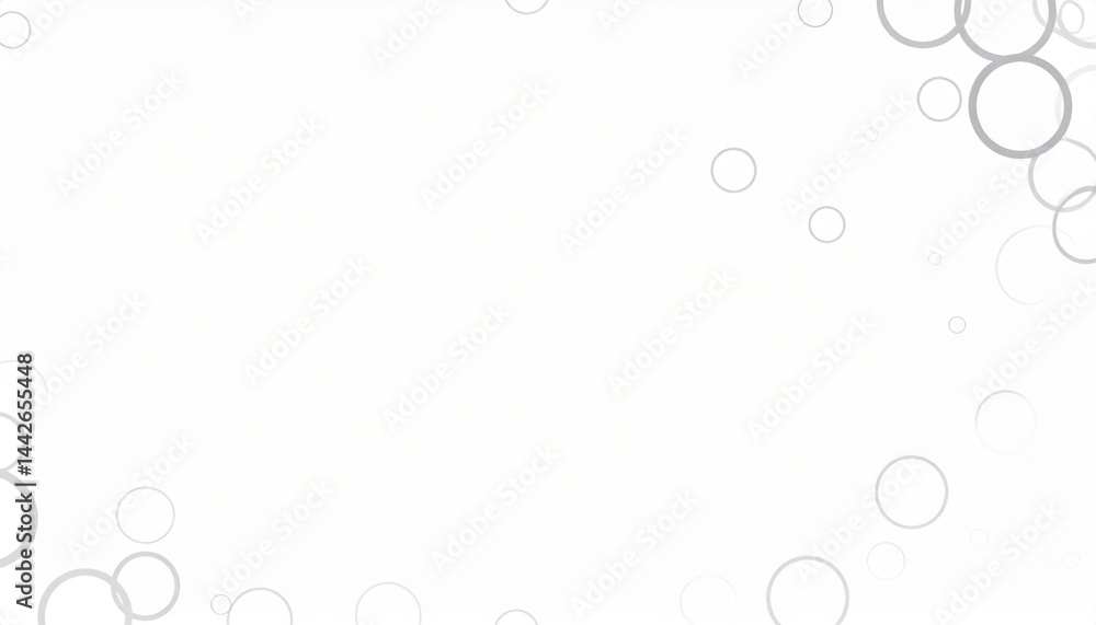 Aufkleber bubbles rising in a minimalist design abstract art studio setting digital environment aesthetic view