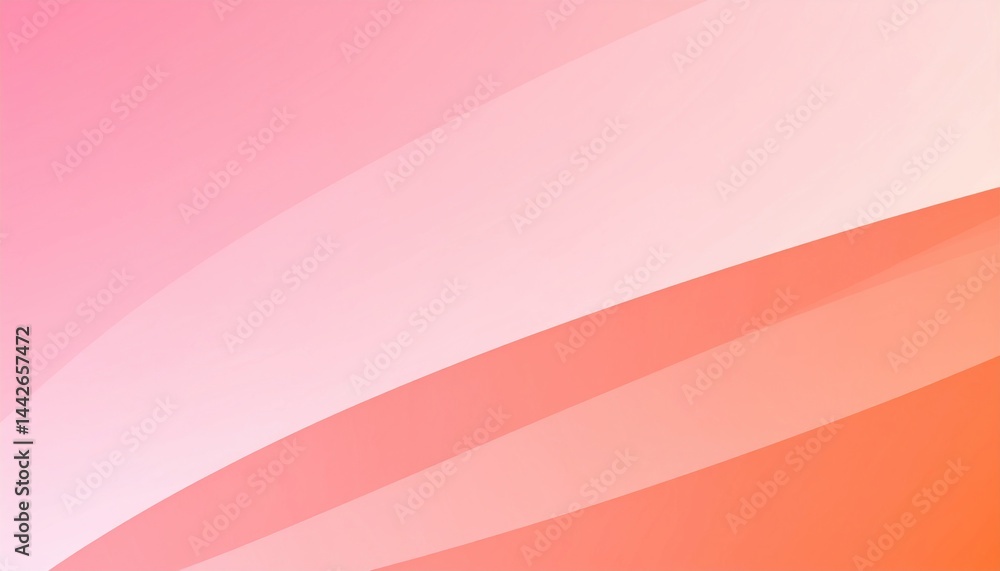 Poster dynamic wave patterns in abstract pink and orange gradient background digital artwork creative envir