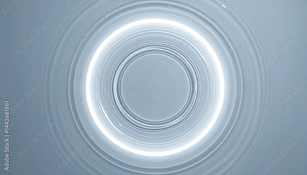 Poster dynamic light ripples in a minimalistic background abstract digital art calm environment close-up vi