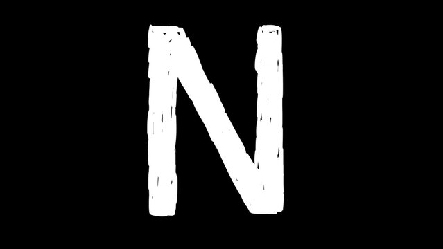 Letter N