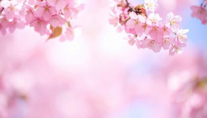 Spring bloom action cherry blossom park nature photography fresh environment close-up view seasonal beauty