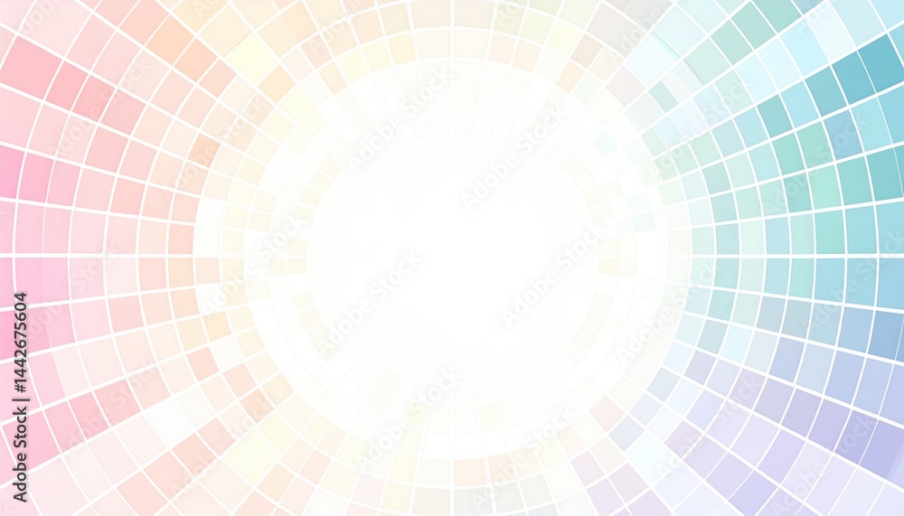 Poster vibrant colorful light patterns digital art studio abstract design creative environment wide angle v