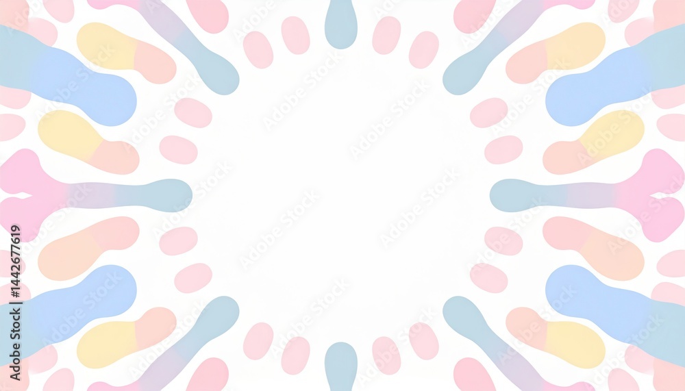Aufkleber vibrant colorful patterns creating abstract art digital environment creative design visual arts clos