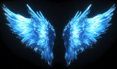Stunning Crystalline Wings of Azure