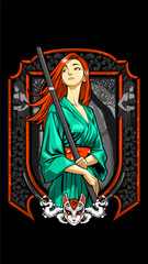 samurai girl