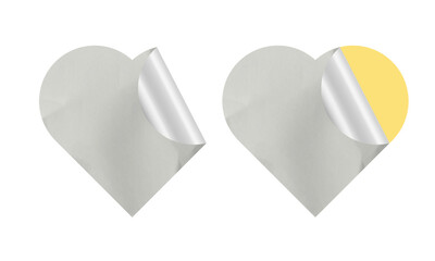 Blank Crumbled Paper Sticker Texture Set