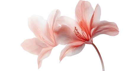 Fototapeta premium Ethereal Beauty of Delicate Flowers - Realistic Floral Art
