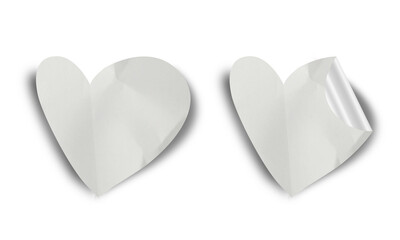 Blank Crumbled Paper Sticker Texture Set