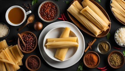 Tamales with Traditional Mexican Ingredients