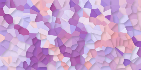 Beautiful multicolor crystallized polygon background. abstract light colorful stone tile pattern with shadow. modern wallpaper, trendy simple minimal geometric background abstract mosaic backdrop.