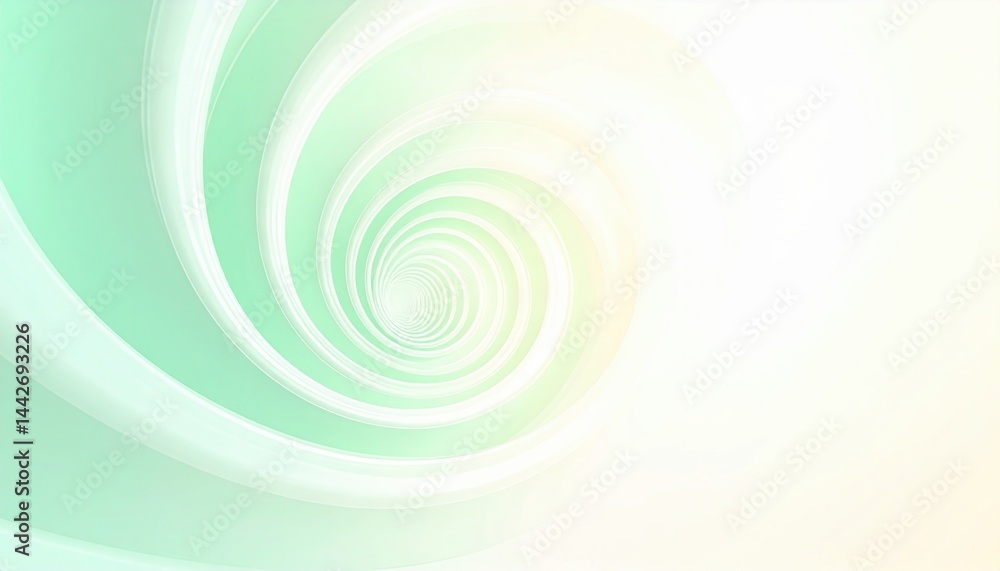 Poster dynamic swirling patterns abstract design visual art soft colors close-up view motion concept