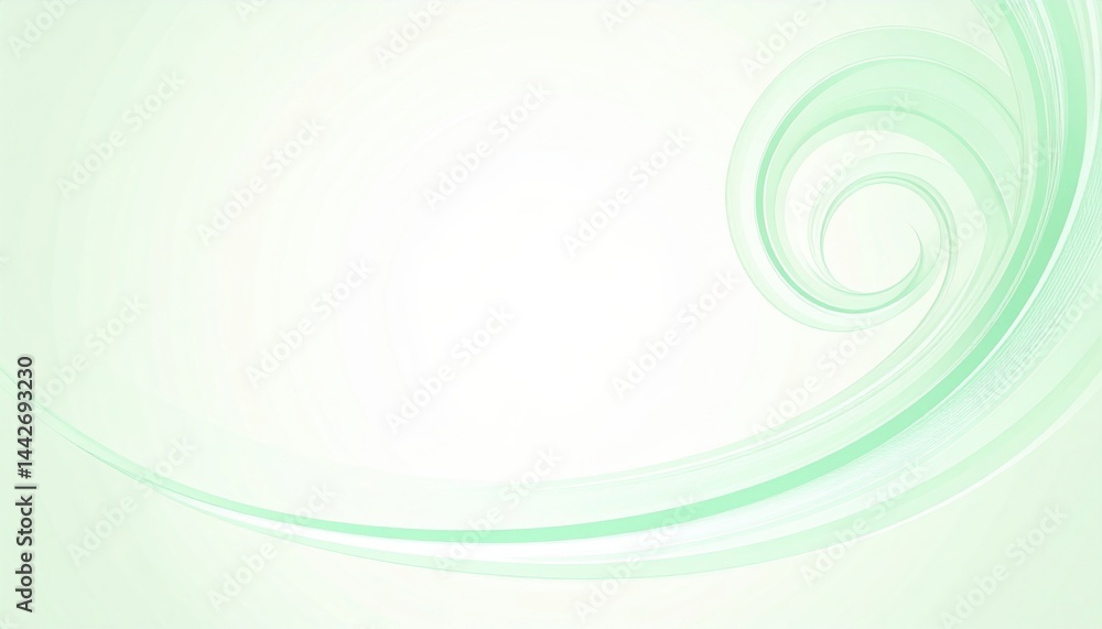 Poster elegant swirl design abstract background digital art soft color palette minimalist style modern aest