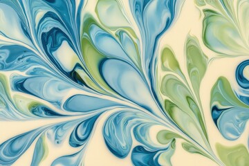 Fototapeta premium Abstract painting with swirling colors.