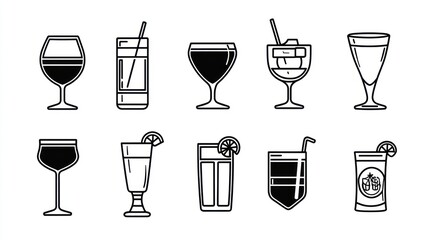 Drinks Illustrations Collection (2)