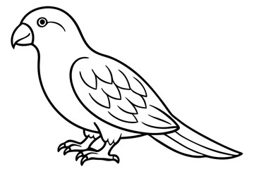 Kestrel Silhouette Sketch
