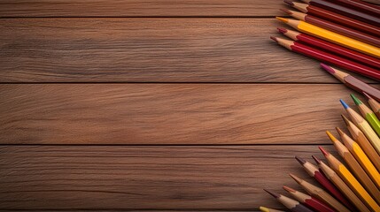 Obraz premium Wooden Background for Online Business Marketing: Digital Strategy Workspace